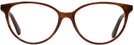 Oval Light Brown Swarovski 5302 Computer Style Progressive View #2