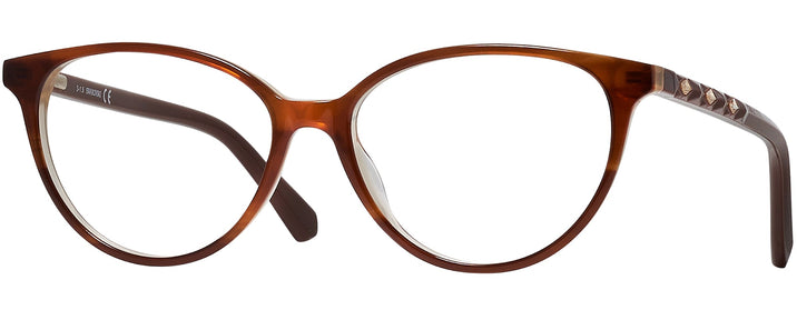 Oval Light Brown Swarovski 5302 Progressive No-Lines View #1
