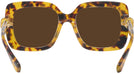 Oversized,Square Light Havana Swarovski 6001 Progressive Reading Sunglasses View #4