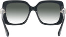 Oversized,Square Black Swarovski 6001 w/ Gradient Progressive No-Line Reading Sunglasses View #4