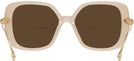 Square,Oversized Beige Transparent Swarovski 6011 Bifocal Reading Sunglasses View #4