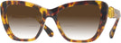 Cat Eye,Oversized Havana Media Swarovski 6018 w/ Gradient Bifocal Reading Sunglasses View #1