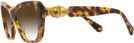 Cat Eye,Oversized Havana Media Swarovski 6018 w/ Gradient Progressive Reading Sunglasses View #3