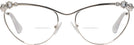 Cat Eye Silver Swarovski 7017 Bifocal View #2