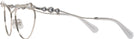 Cat Eye Silver Swarovski 7017 Single Vision Full Frame View #3