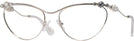 Cat Eye Silver Swarovski 7017 Computer Style Progressive View #1