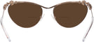 Cat Eye Brown Swarovski 7017 Bifocal Reading Sunglasses View #4