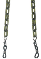 Other Transparent Green Small Oval Chain View #2