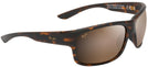 Rectangle Matte Tortoise Rubber/HCL Lens Maui Jim Southern Cross 815 View #1