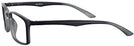 Rectangle Matte Dark Grey Clear Sighted Single Vision Full Frame View #3
