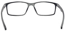 Rectangle Matte Dark Grey Clear Sighted Single Vision Full Frame View #4