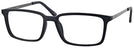 Rectangle Matte Black Twenty Twenty Single Vision Full Frame View #1