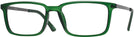 Rectangle Matte Green Twenty Twenty Single Vision Full Frame View #1