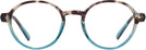 Oval Blue/demi Keep Focused Single Vision Full Frame View #2