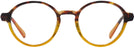 Oval Yellow/demi Keep Focused Single Vision Full Frame View #2