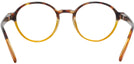 Oval Yellow/demi Keep Focused Single Vision Full Frame View #4