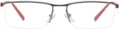 Rectangle Black/red Starck SH2067T Single Vision Full Frame View #2