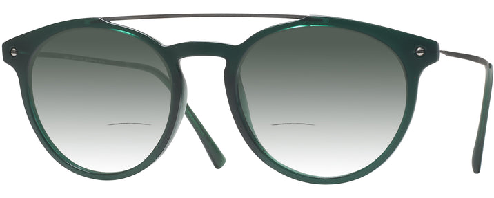Round,Aviator Green Starck SH3068 w/ Gradient Bifocal Reading Sunglasses View #1