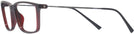 Square Red Starck SH3080 Progressive No-Lines View #3