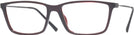 Square Red Starck SH3080 Progressive No-Lines View #1