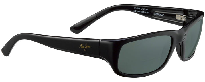 Rectangle Black/Grey Lens Maui Jim Stingray 103 Bifocal Reading Sunglasses View #1