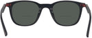 Square Black Lamborghini 310S Bifocal Reading Sunglasses View #4