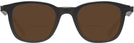 Square Brown Lamborghini 310S Bifocal Reading Sunglasses View #2