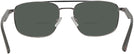 Aviator Silver Lamborghini 317S Bifocal Reading Sunglasses View #4