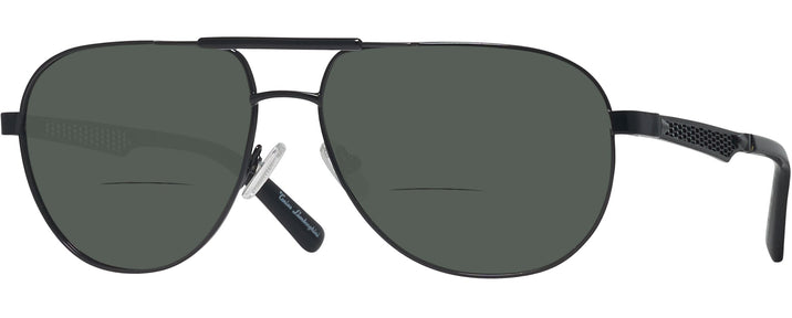 Aviator Black Lamborghini 330S Bifocal Reading Sunglasses View #1