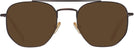 Aviator Brown Lamborghini 331S Progressive Reading Sunglasses View #2