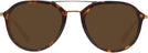 Aviator Havana/gold Lamborghini 903S Progressive Reading Sunglasses View #2
