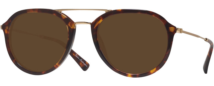 Aviator Havana/gold Lamborghini 903S Progressive Reading Sunglasses View #1