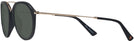 Aviator Matte Black/silver Lamborghini 903S Progressive Reading Sunglasses View #3