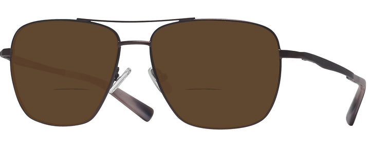 Aviator Brown Lamborghini 904S Bifocal Reading Sunglasses View #1