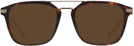 Square Havana/silver Lamborghini 905S Progressive Reading Sunglasses View #2