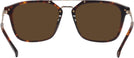 Square Havana/silver Lamborghini 905S Progressive Reading Sunglasses View #4
