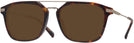 Square Havana/silver Lamborghini 905S Progressive Reading Sunglasses View #1