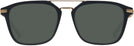 Square Matte Black/gold Lamborghini 905S Progressive Reading Sunglasses View #2