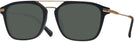Square Matte Black/gold Lamborghini 905S Progressive Reading Sunglasses View #1