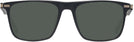 Square Matte Black Lamborghini 911S Progressive Reading Sunglasses View #2