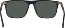 Square Matte Black Lamborghini 911S Bifocal Reading Sunglasses View #4
