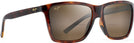 Rectangle Tortoise/hcl Lens Maui Jim Cruzem 864 Bifocal Reading Sunglasses View #1