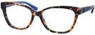 Square Blue Flake Tortoise Tory Burch 2079 Progressive No-Lines View #1