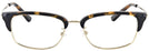 ClubMaster Dark Tortoise Tory Burch 1063 Single Vision Full Frame View #2