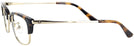 ClubMaster Dark Tortoise Tory Burch 1063 Single Vision Full Frame View #3