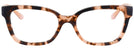 Square Blush Tortoise Tory Burch 2084 Single Vision Full Frame View #2