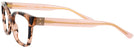 Square Blush Tortoise Tory Burch 2084 Single Vision Full Frame View #3