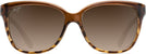 Cat Eye Translucent Chocolate w/ Tortoise/HCL Lens Maui Jim Starfish 744 View #2
