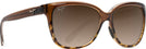 Cat Eye Translucent Chocolate w/ Tortoise/HCL Lens Maui Jim Starfish 744 View #1