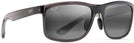 Rectangle Trans Grey/Grey Lens Maui Jim Huelo 449 View #1